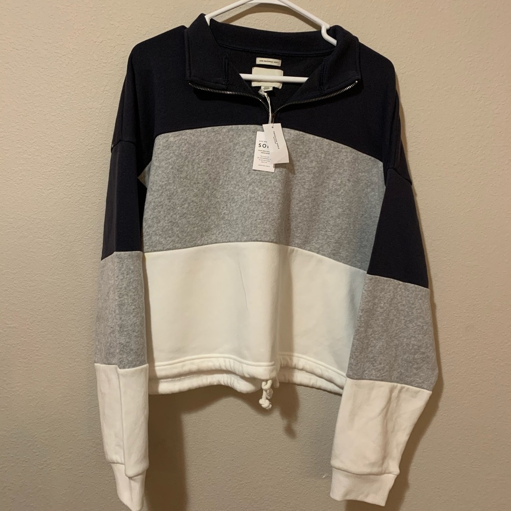 American Eagle Quarter-Zip Sweater